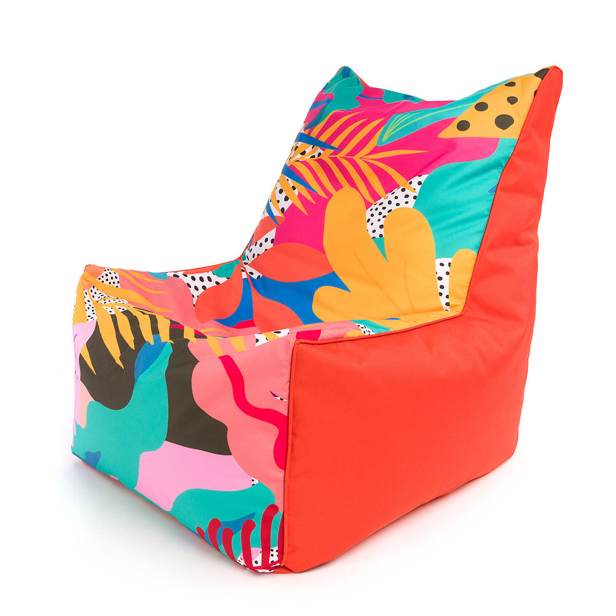 Solid Pouf Sacco con Imbottitura Seduta Morbida in Poliestere fantasia Design