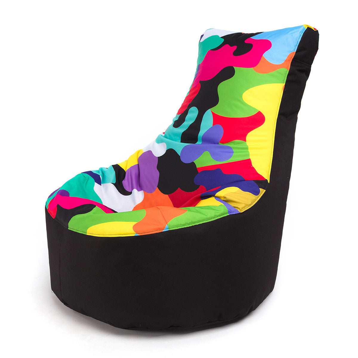 Pouf poltrona sacco seduta l poliestere modern con schienale alto