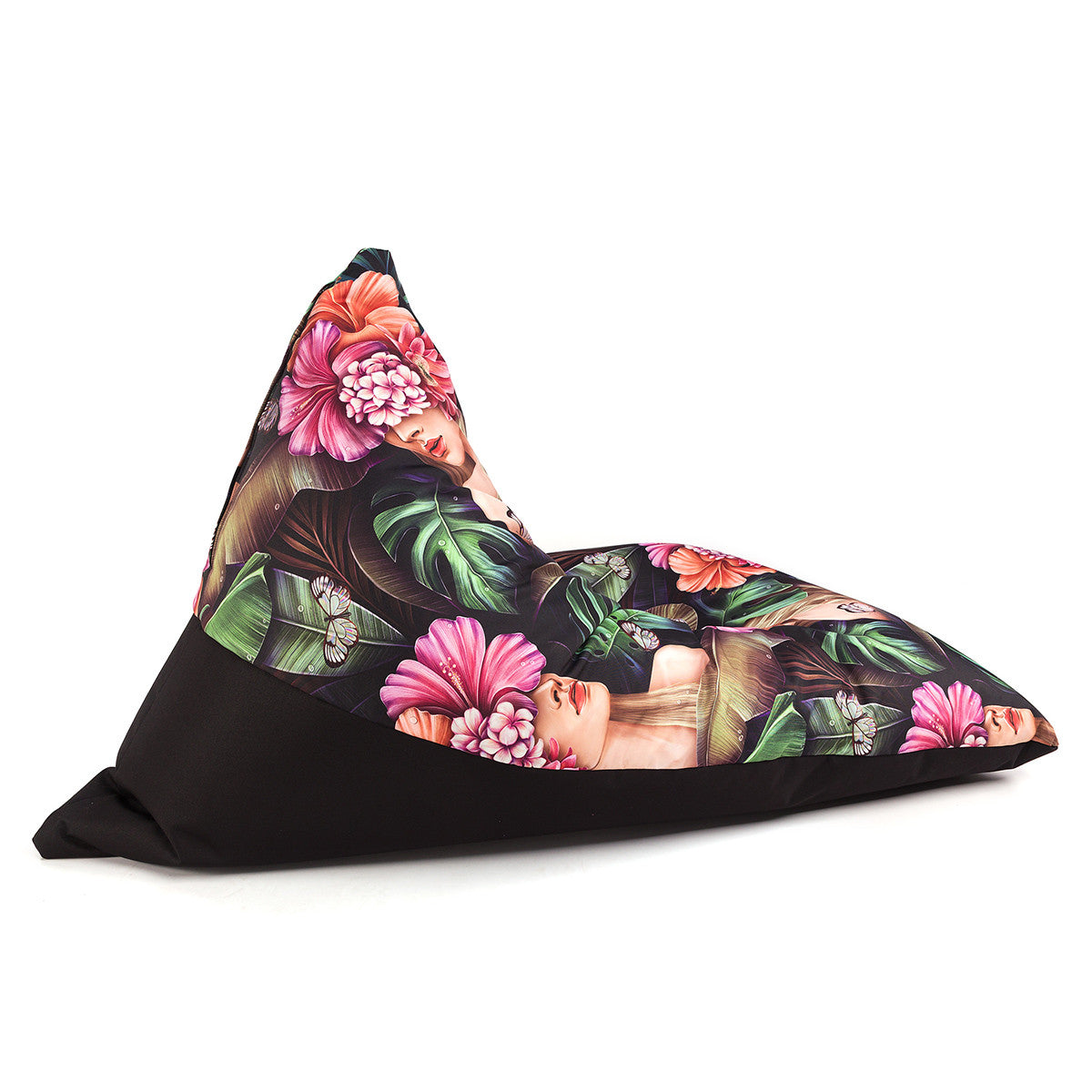 Lazy M Pouf Poltrona a Sacco Cuscino da terra Cuscinone in Poliestere fantasia Design Sfoderabile