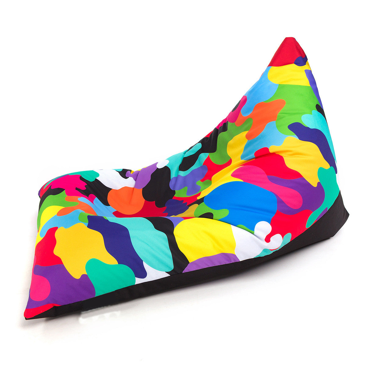 Lazy M Pouf Poltrona a Sacco Cuscino da terra Cuscinone in Poliestere fantasia Design Sfoderabile