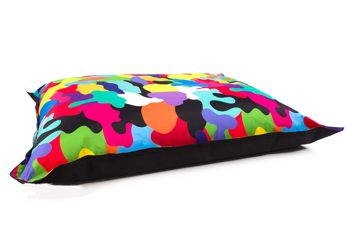 Cuscino M Pouf Poltrona Sacco in Poliestere Design Sfoderabile 135x170 cm