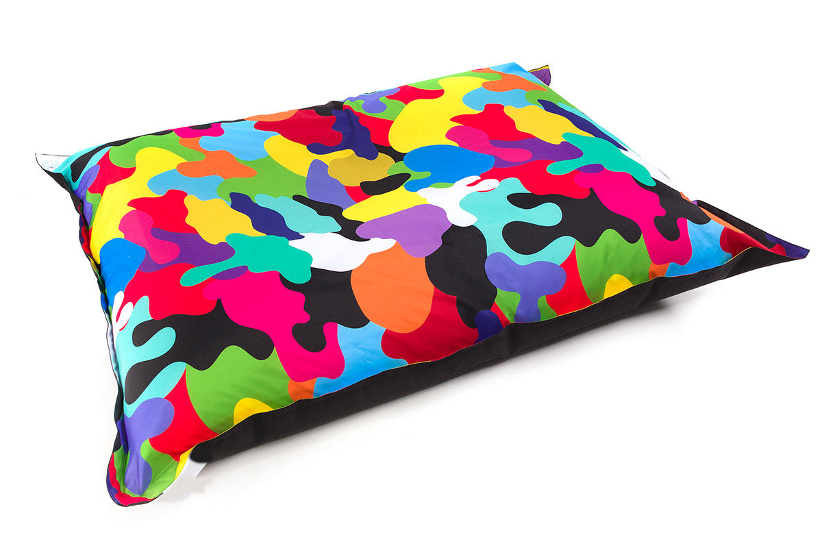 Cuscino M Pouf Poltrona Sacco in Poliestere Design Sfoderabile 135x170 cm