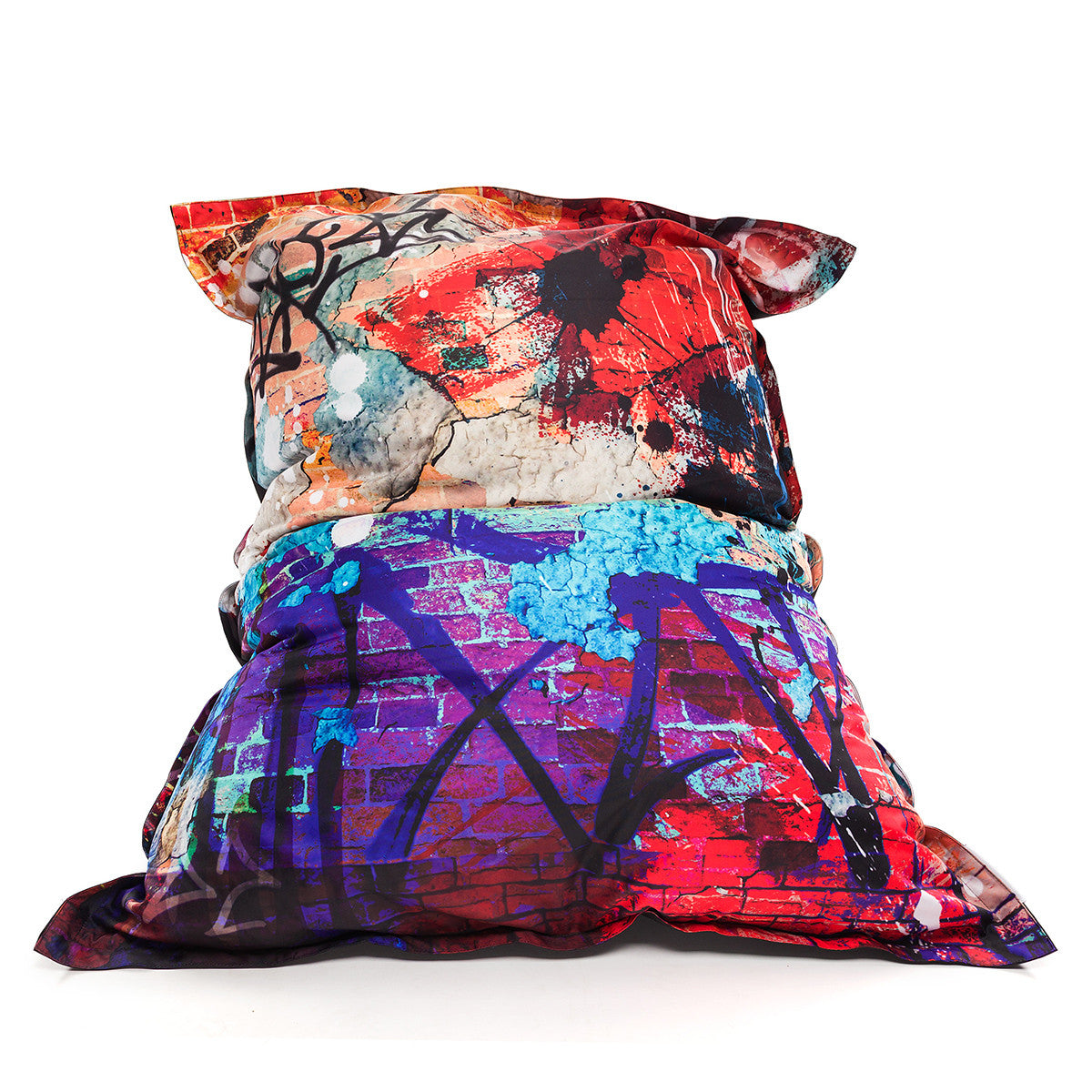 Cuscino M Pouf Poltrona Sacco in Poliestere Design Sfoderabile 135x170 cm