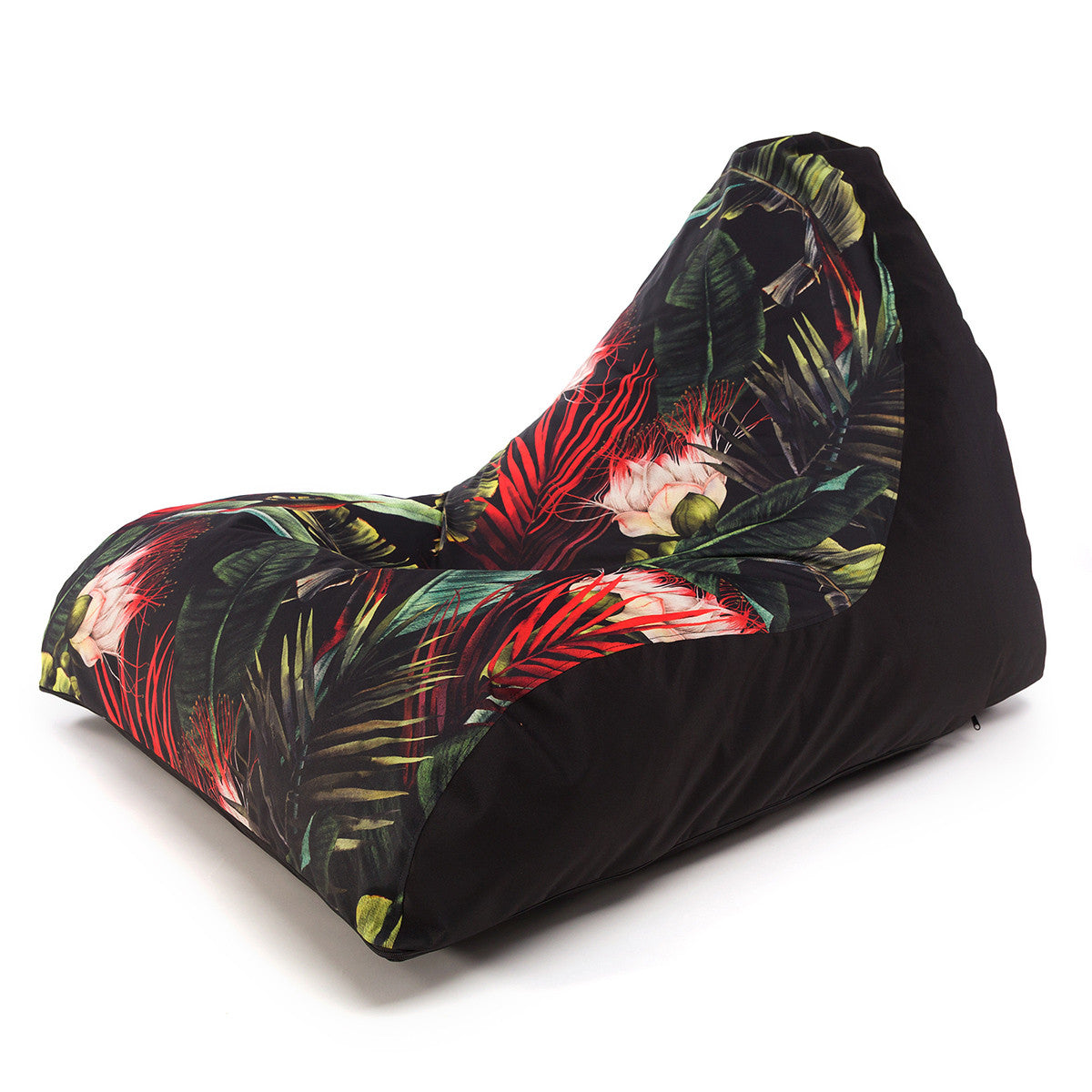 Emma Pouf Poltrona a Sacco Cuscino da terra in Poliestere fantasia Design Sfoderabile e Pratica Maniglia