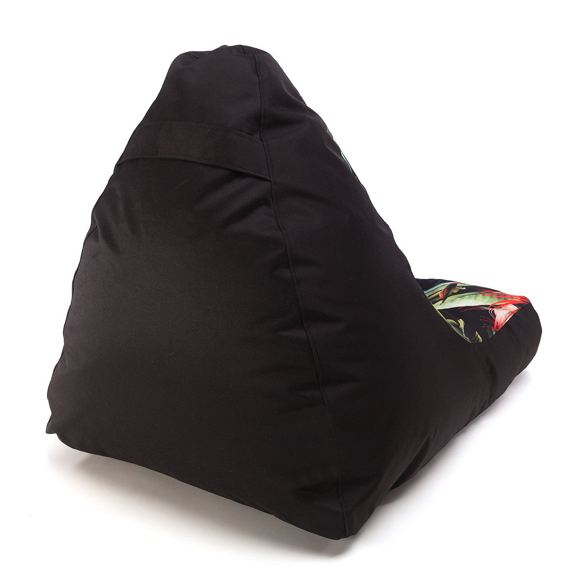 Emma Pouf Poltrona a Sacco Cuscino da terra in Poliestere fantasia Design Sfoderabile e Pratica Maniglia