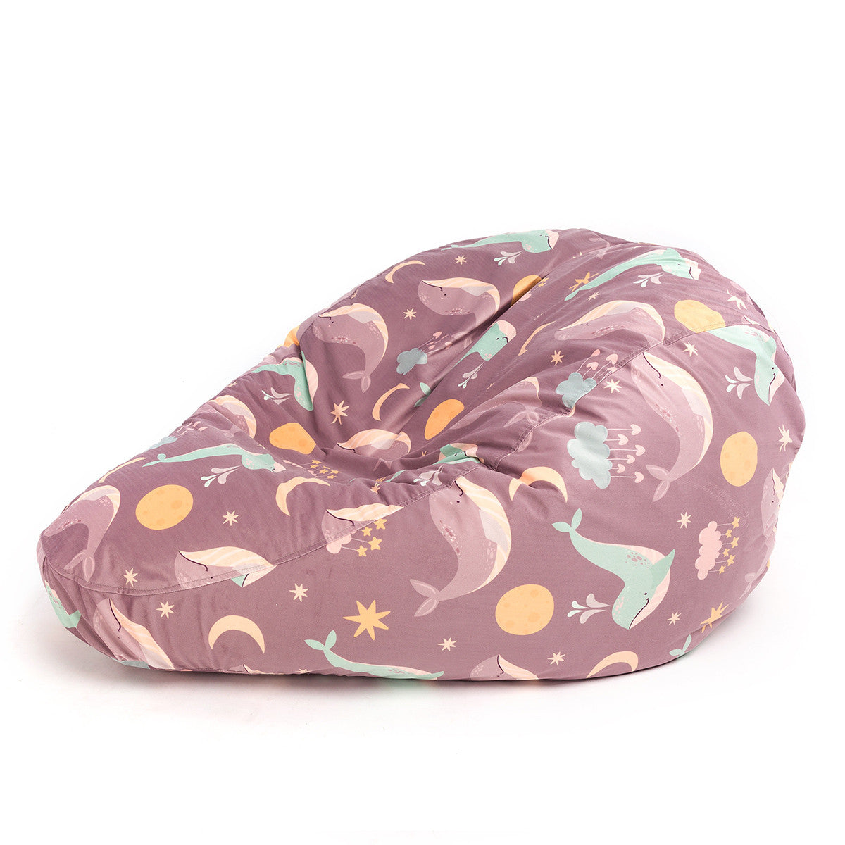 Fuzzy Pouf Poltrona Sacco Design in morbido tessuto Velluto Oeko Tex® Standard 100 Sfoderabile