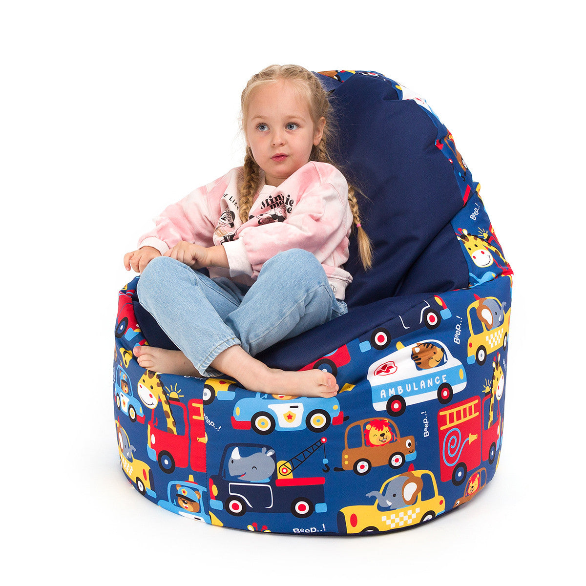 Pouf Poltrona a Sacco Seduta Yoko Design Modern in Poliestere