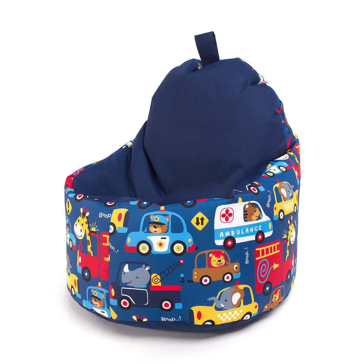Pouf Poltrona a Sacco Seduta Yoko Design Modern in Poliestere