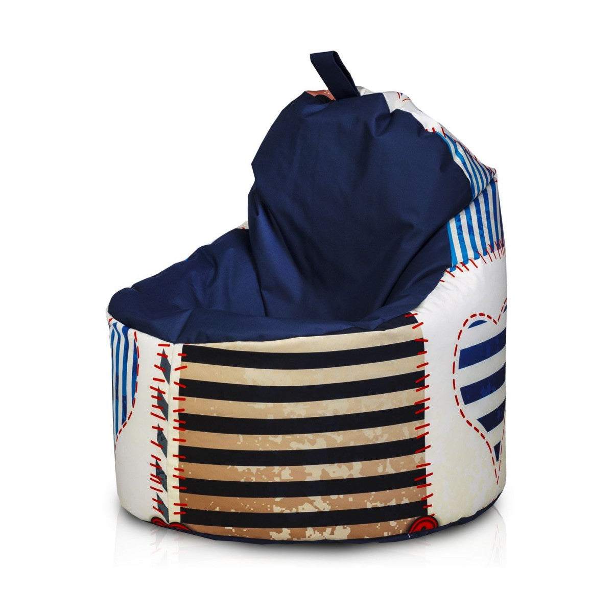 Pouf Poltrona a Sacco Seduta Yoko Design Modern in Poliestere