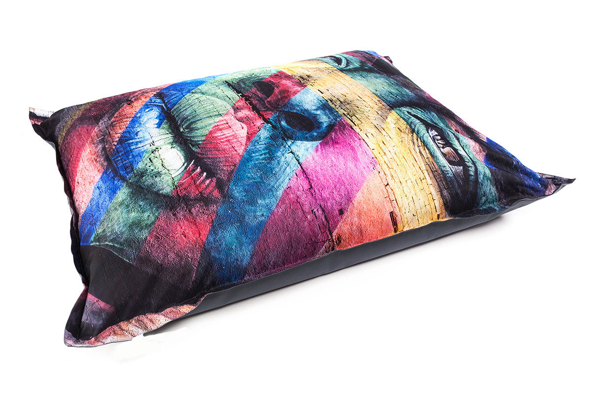 Cuscino M Pouf Poltrona Sacco in Poliestere Design Sfoderabile 135x170 cm