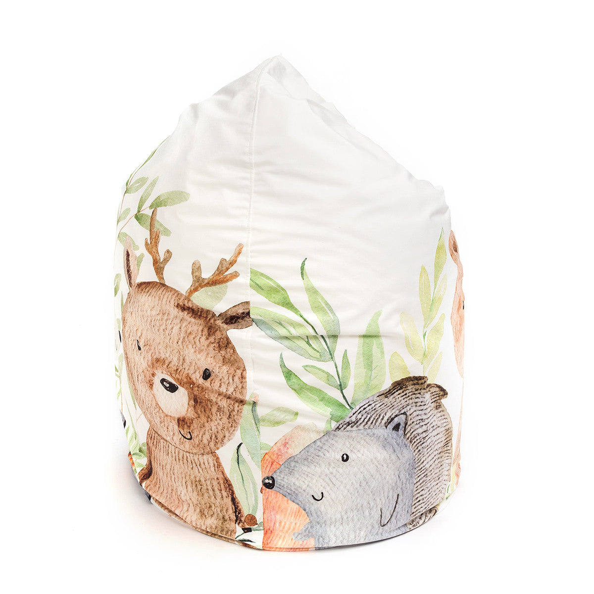 Pouf Poltrona Sacco in Morbido Tessuto Pile di Velluto fantasia Design sfoderabile