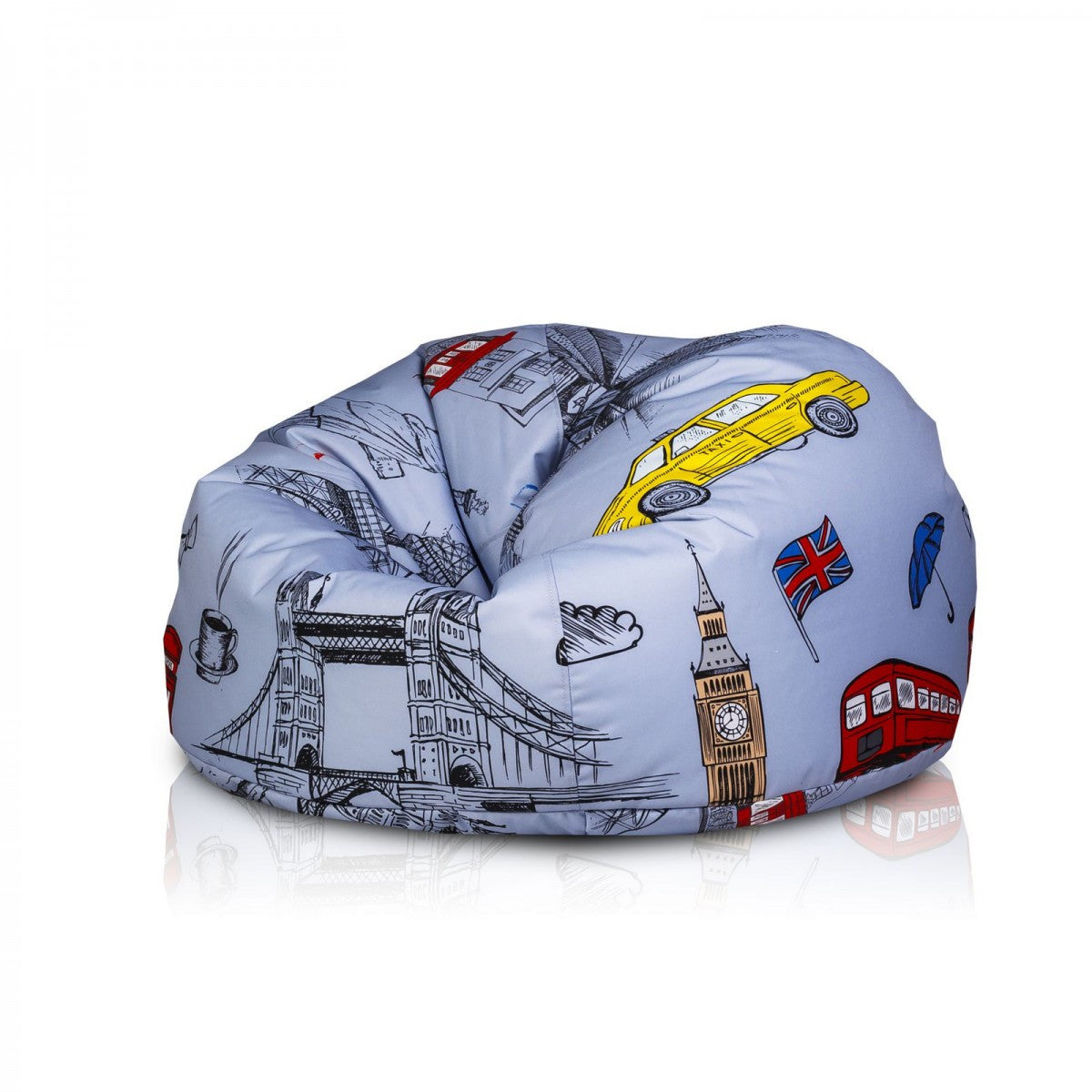 Pouf poltrona sacco sakwa m poliestere modern