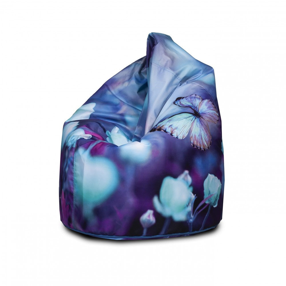 Pouf Poltrona a Sacco L Poliestere Fantasia Modern
