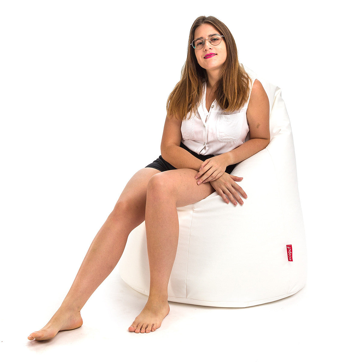 Pouf Poltrona Sacco Active in Tessuto Ecopelle