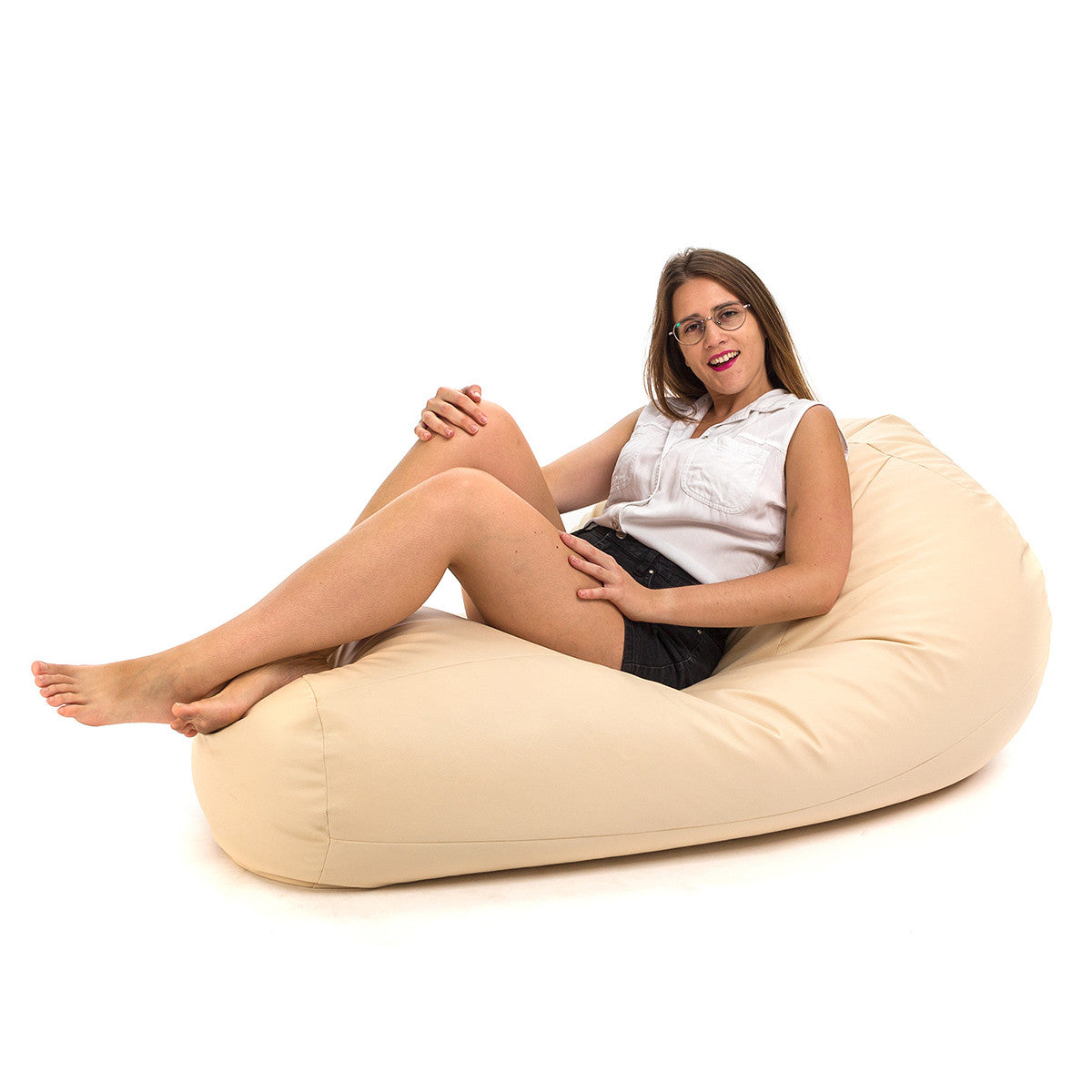 Pouf Poltrona Sacco Active in Tessuto Ecopelle