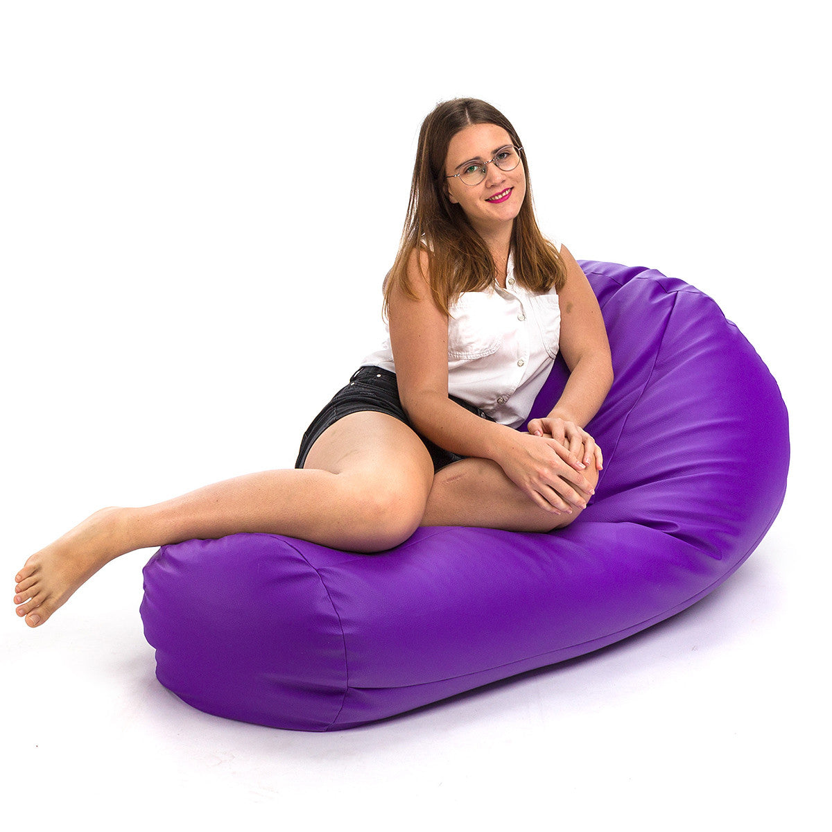 Pouf Poltrona Sacco Active in Tessuto Ecopelle