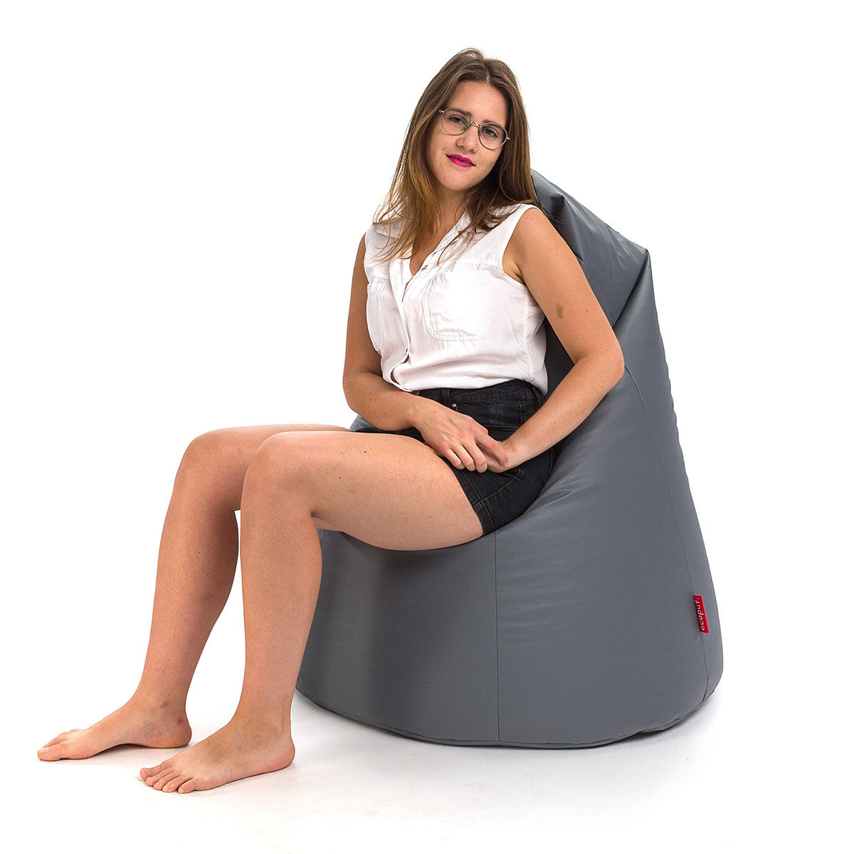 Pouf Poltrona Sacco Active in Tessuto Ecopelle