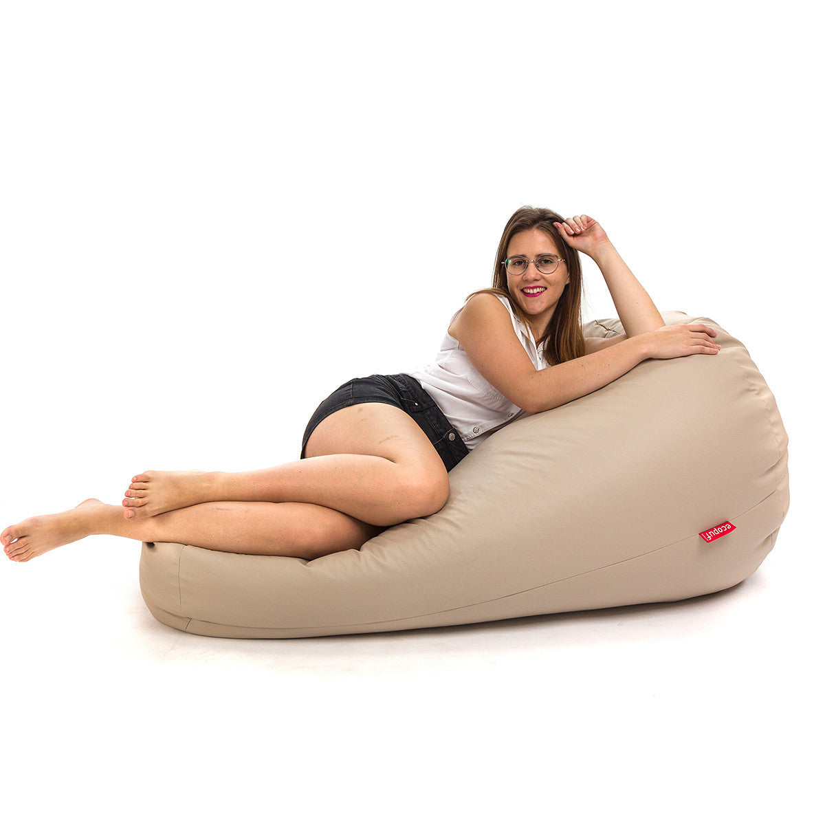 Pouf Poltrona Sacco Active in Tessuto Ecopelle