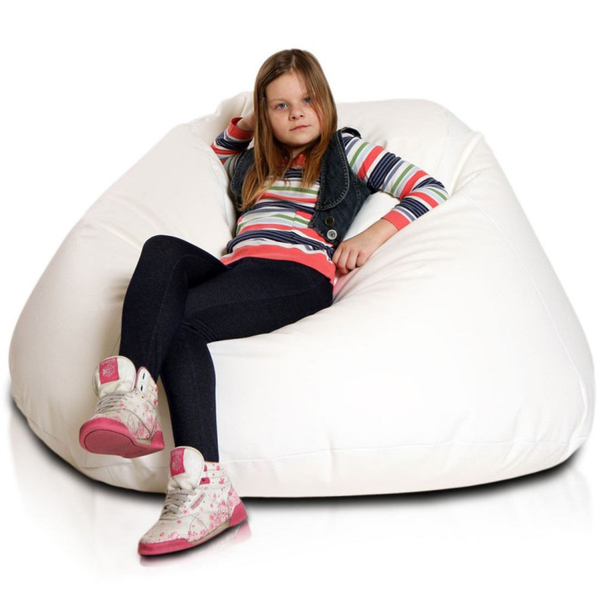Cover Pouf Poltrona Sacco Maxi XXXL in Ecopelle 70x140 cm