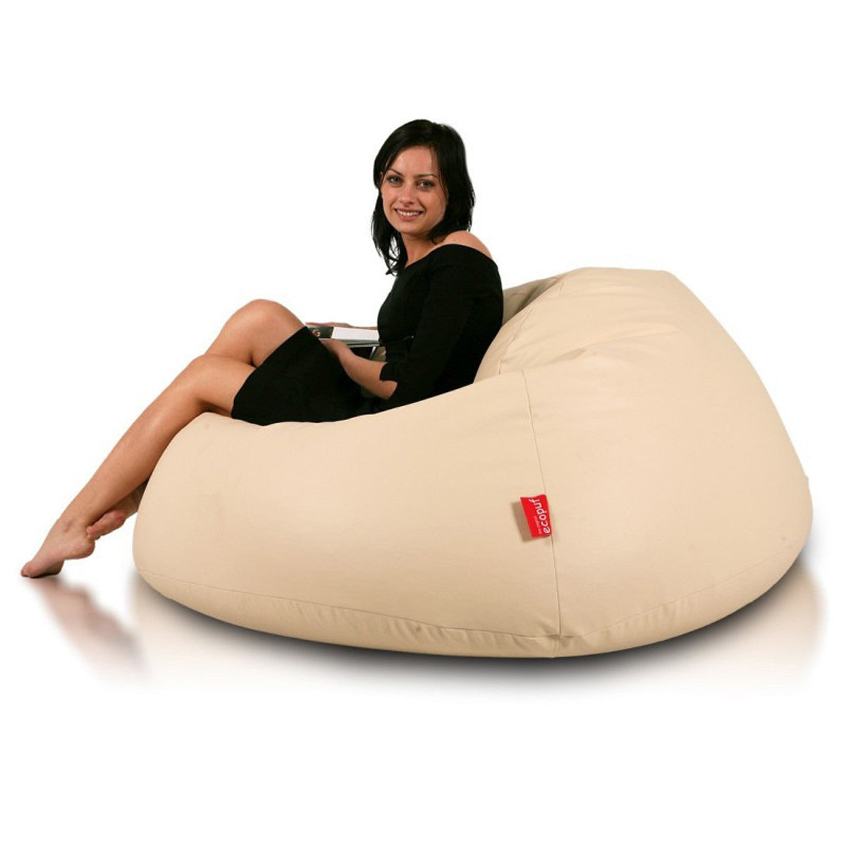 Cover Pouf Poltrona Sacco Maxi XXXL in Ecopelle 70x140 cm