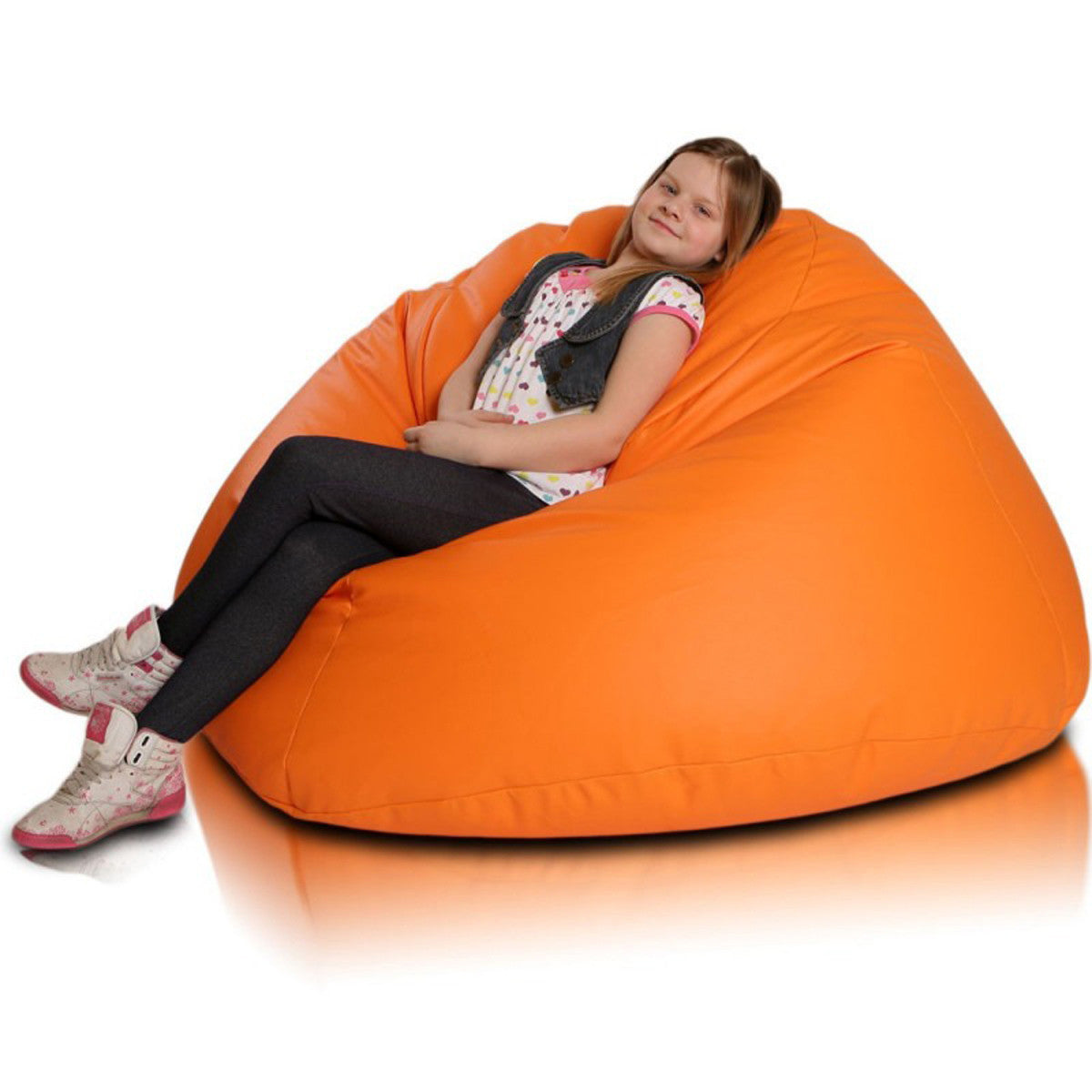 Cover Pouf Poltrona Sacco Maxi XXXL in Ecopelle 70x140 cm
