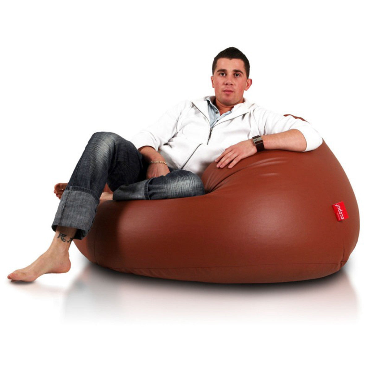 Cover Pouf Poltrona Sacco Maxi XXXL in Ecopelle 70x140 cm