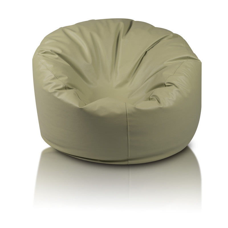 Pouf Poltrona Sacco Rotonda in Ecopelle