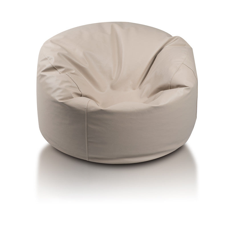 Pouf Poltrona Sacco Rotonda in Ecopelle