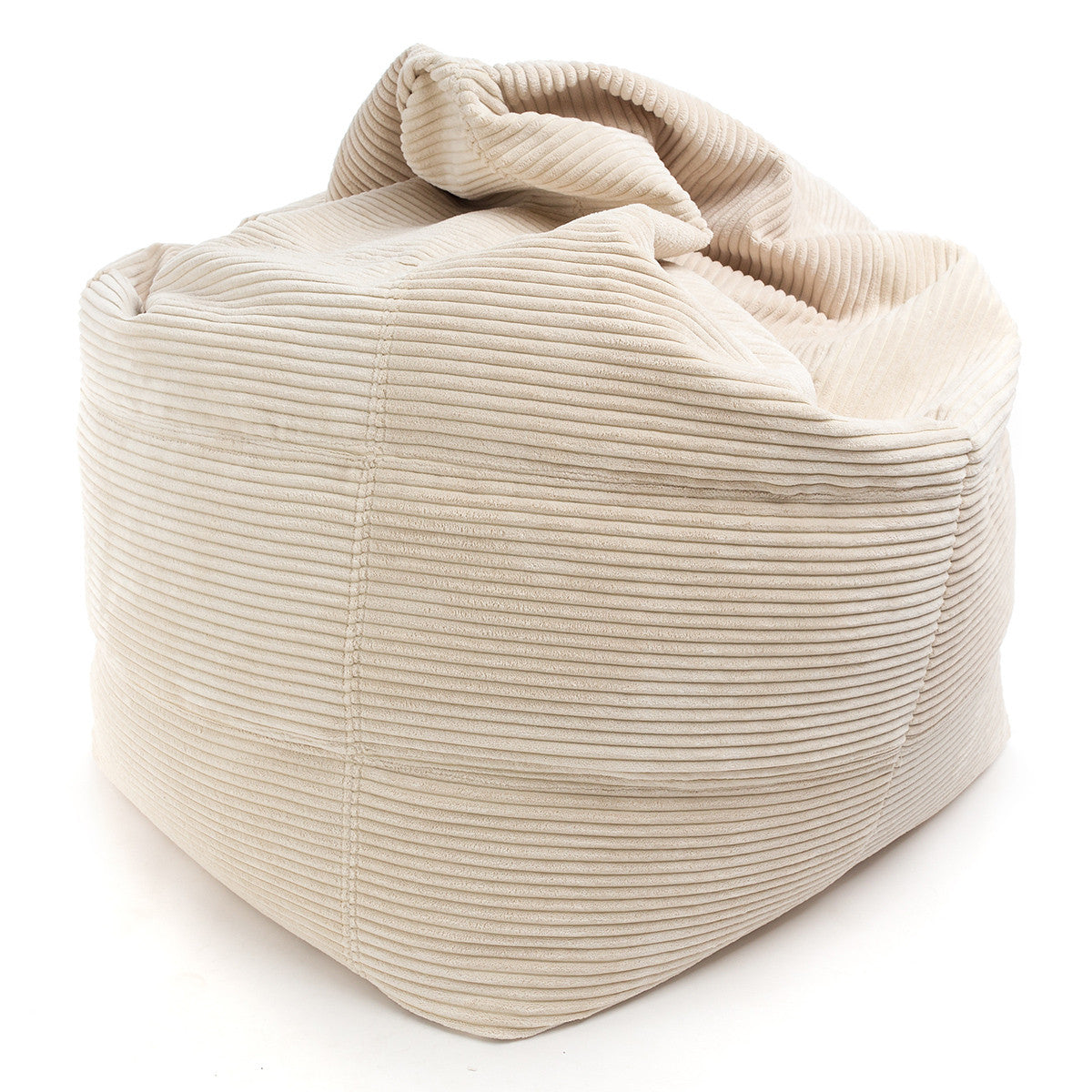 Sofi Pouf Poltrona Sacco in Velluto Velvet a Coste Dim. 75x115 Cm