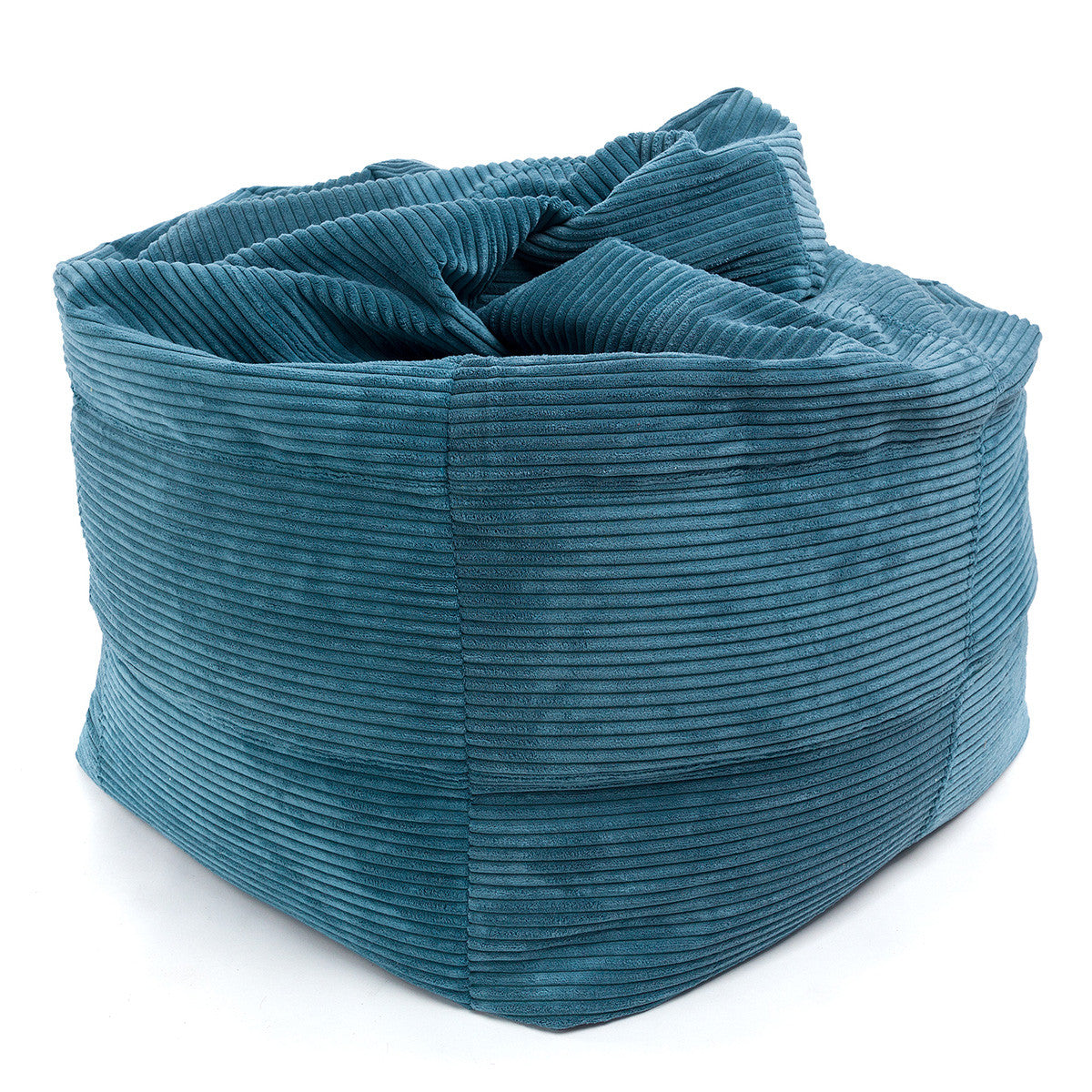 Sofi Pouf Poltrona Sacco in Velluto Velvet a Coste Dim. 75x115 Cm