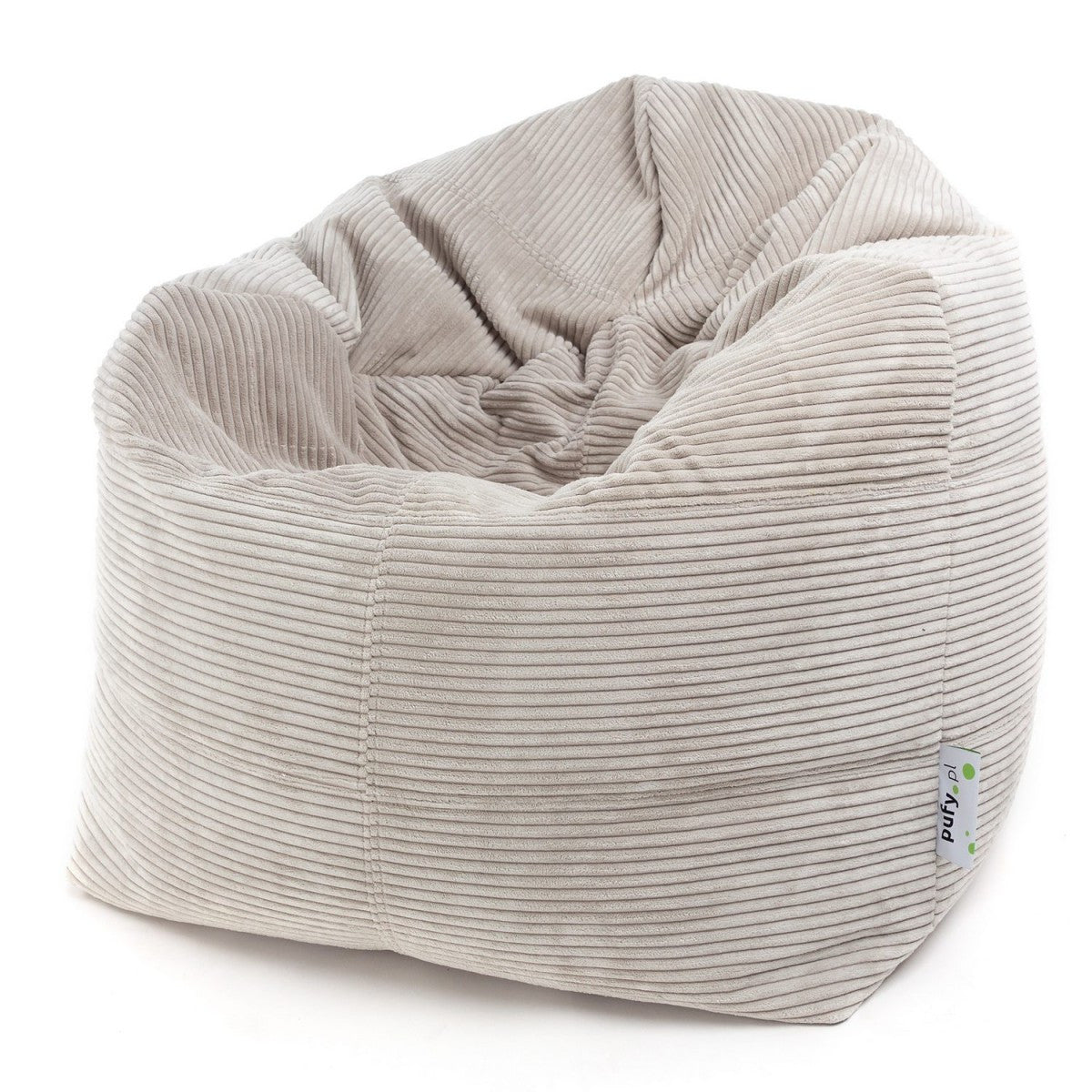 Sofi Pouf Poltrona Sacco in Velluto Velvet a Coste Dim. 75x115 Cm