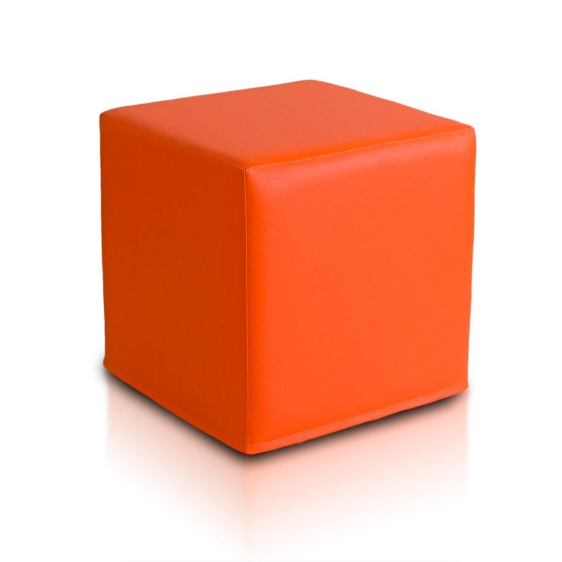 POUF POGGIAPIEDI QUADRATO 40X40 ECOPELLE