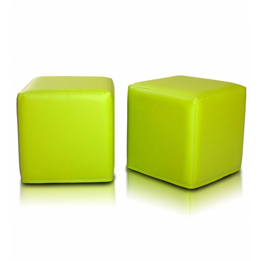 POUF POGGIAPIEDI QUADRATO 40X40 ECOPELLE