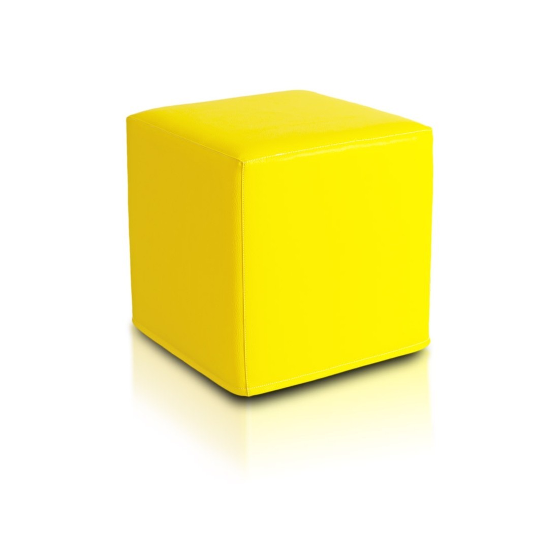 POUF POGGIAPIEDI QUADRATO 40X40 ECOPELLE