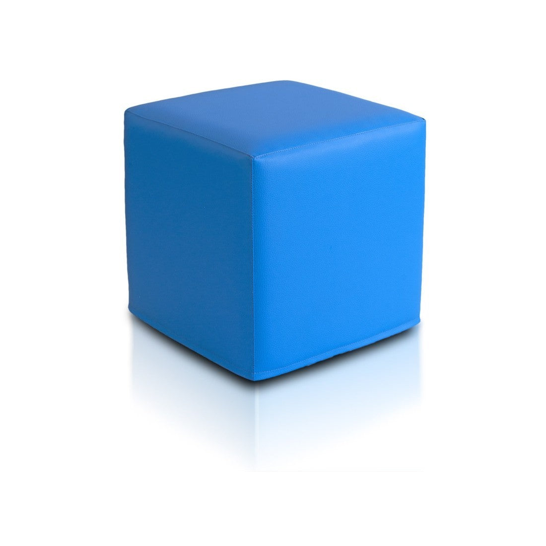 POUF POGGIAPIEDI QUADRATO 40X40 ECOPELLE