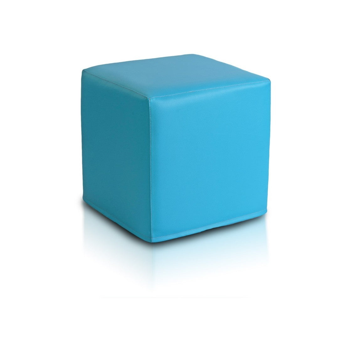 POUF POGGIAPIEDI QUADRATO 40X40 ECOPELLE