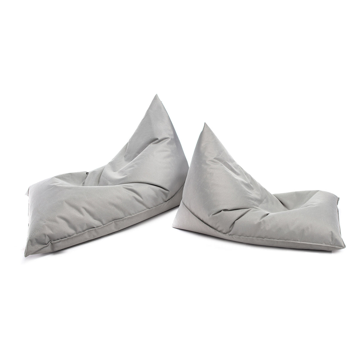 Pouf Triangolare Lazy M Cuscino da Terra 150x100cm Poliestere Impermeabile per Esterno