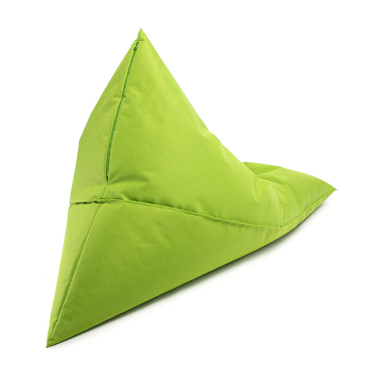Pouf Triangolare Lazy S Cuscino da Terra 80x130cm Poliestere Impermeabile per Esterno