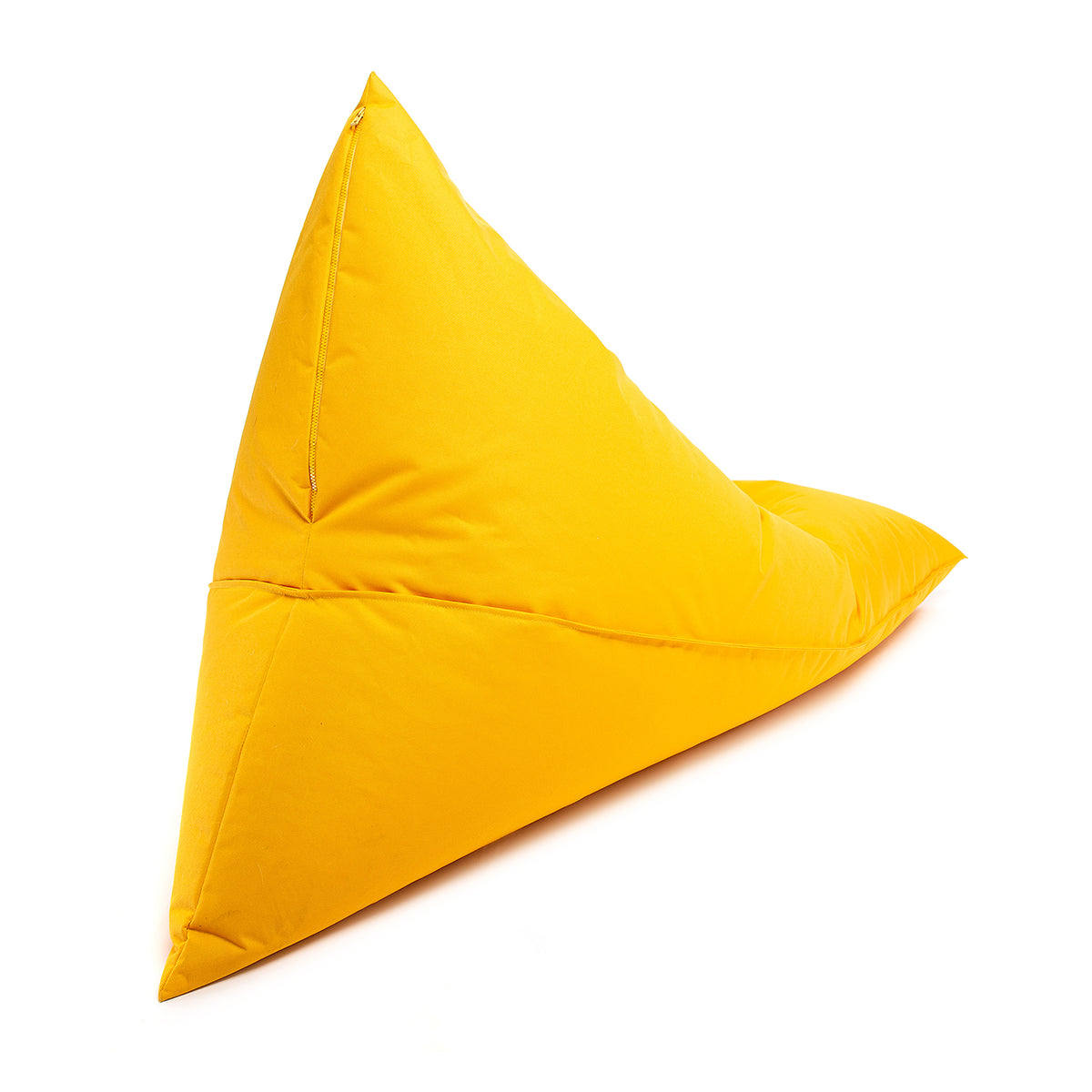Pouf Triangolare Lazy S Cuscino da Terra 80x130cm Poliestere Impermeabile per Esterno