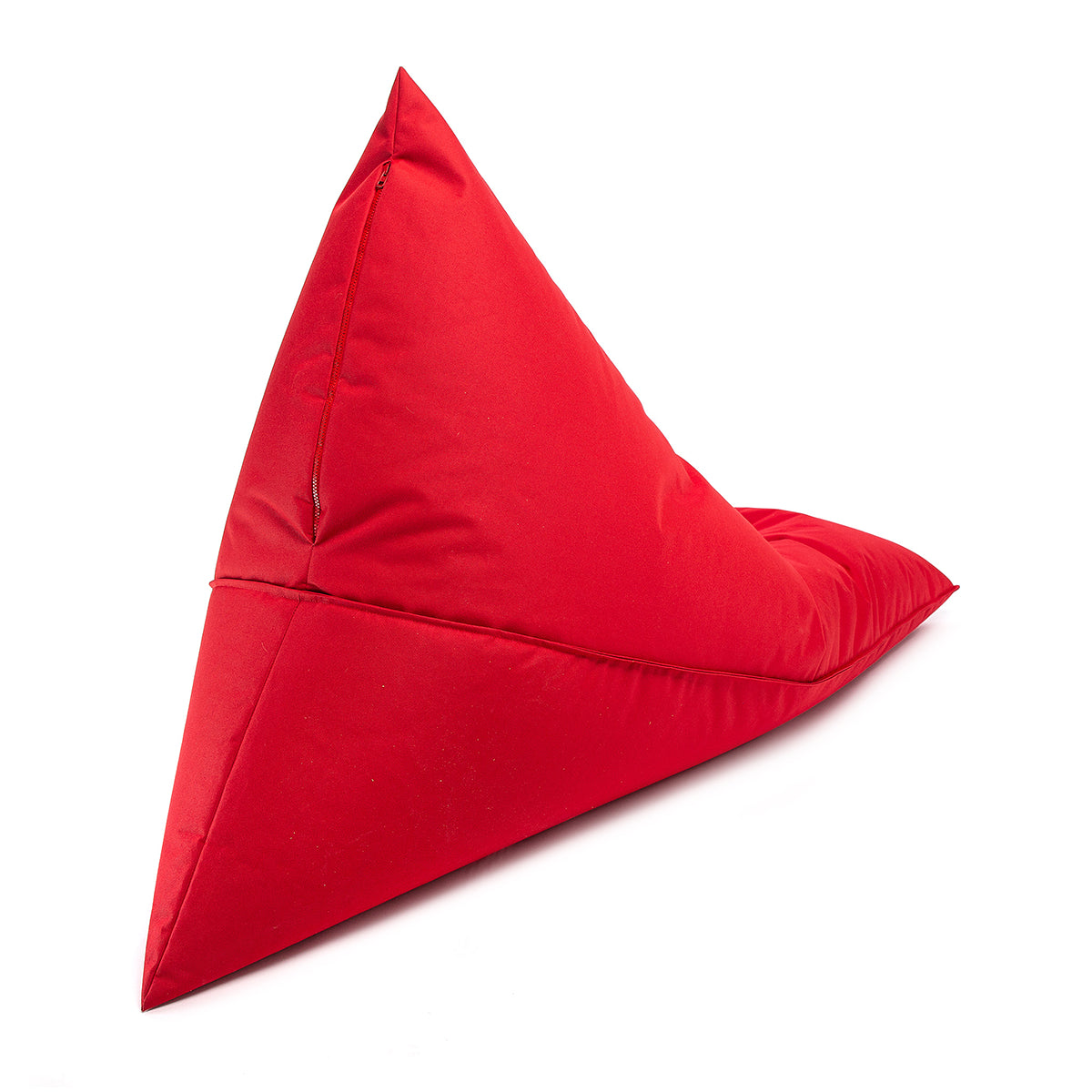 Pouf Triangolare Lazy S Cuscino da Terra 80x130cm Poliestere Impermeabile per Esterno