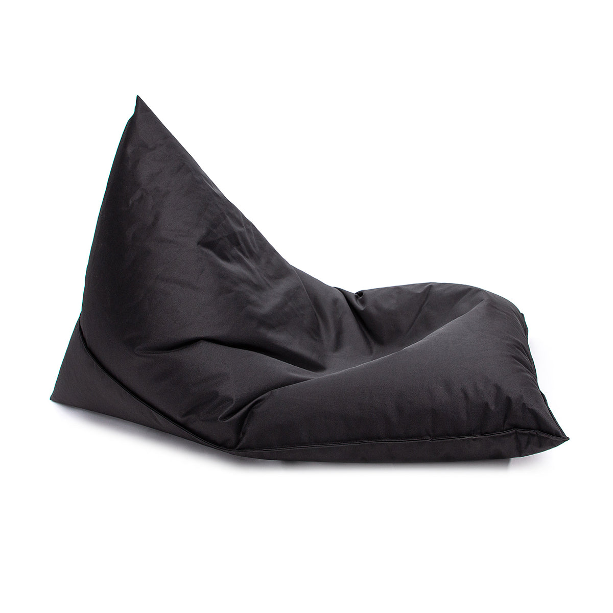 Pouf Triangolare Lazy S Cuscino da Terra 80x130cm Poliestere Impermeabile per Esterno