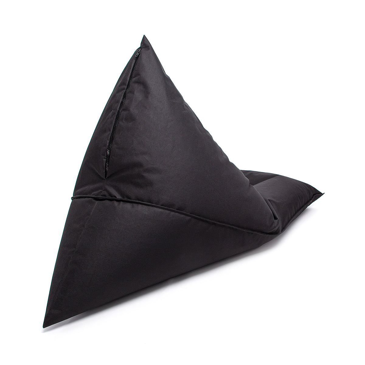 Pouf Triangolare Lazy S Cuscino da Terra 80x130cm Poliestere Impermeabile per Esterno