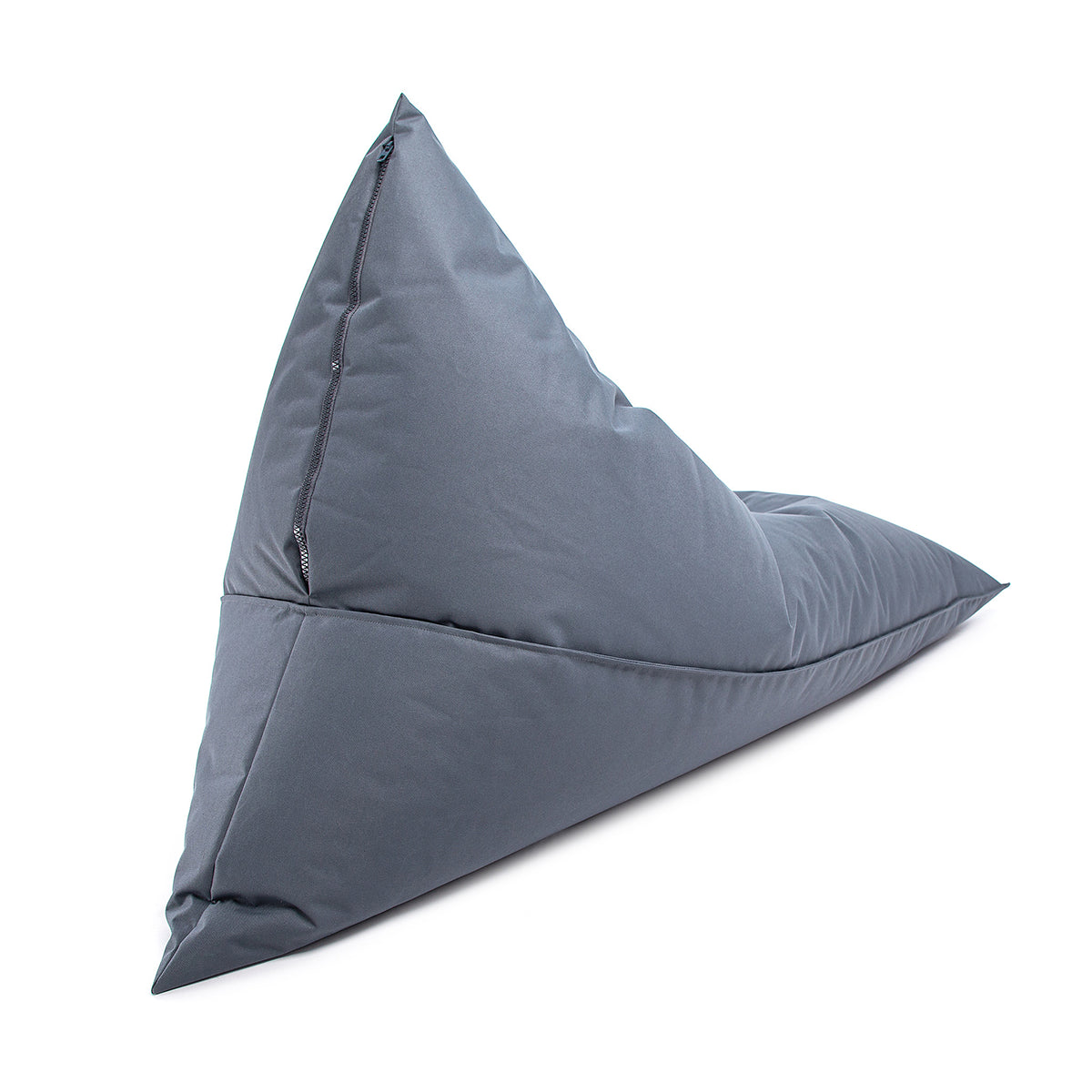 Pouf Triangolare Lazy S Cuscino da Terra 80x130cm Poliestere Impermeabile per Esterno