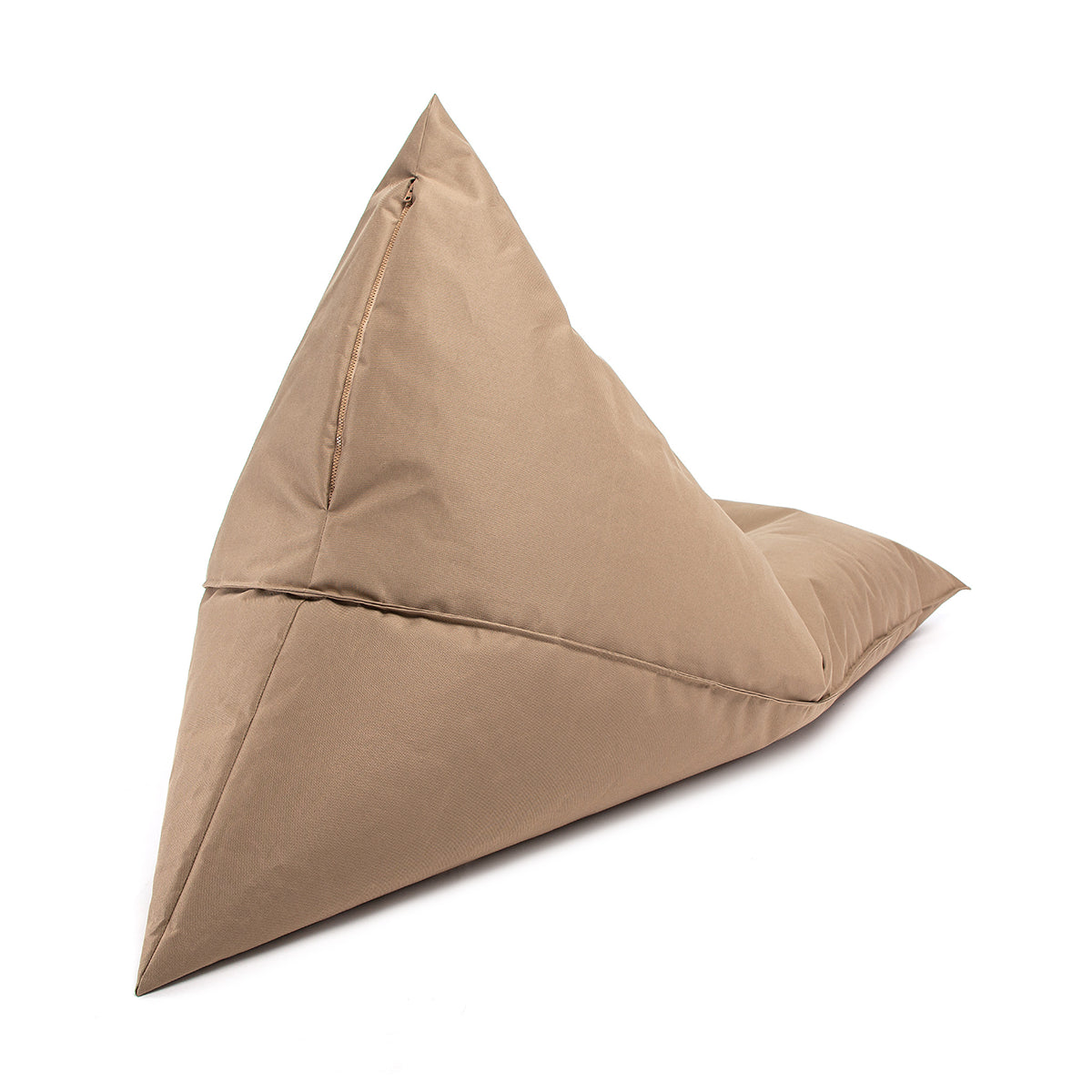 Pouf Triangolare Lazy S Cuscino da Terra 80x130cm Poliestere Impermeabile per Esterno