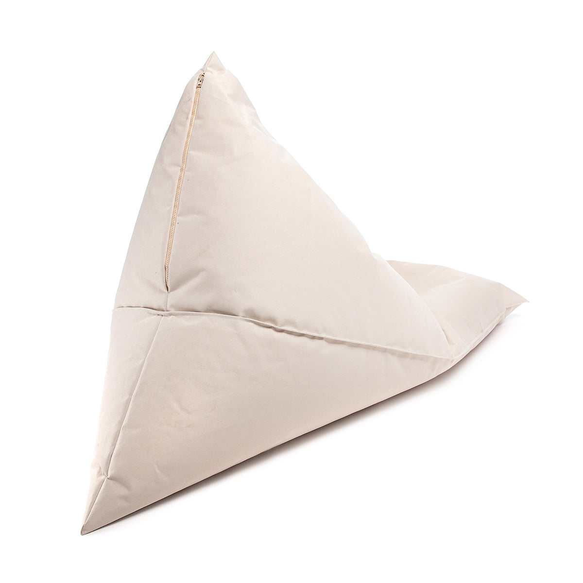 Pouf Triangolare Lazy S Cuscino da Terra 80x130cm Poliestere Impermeabile per Esterno