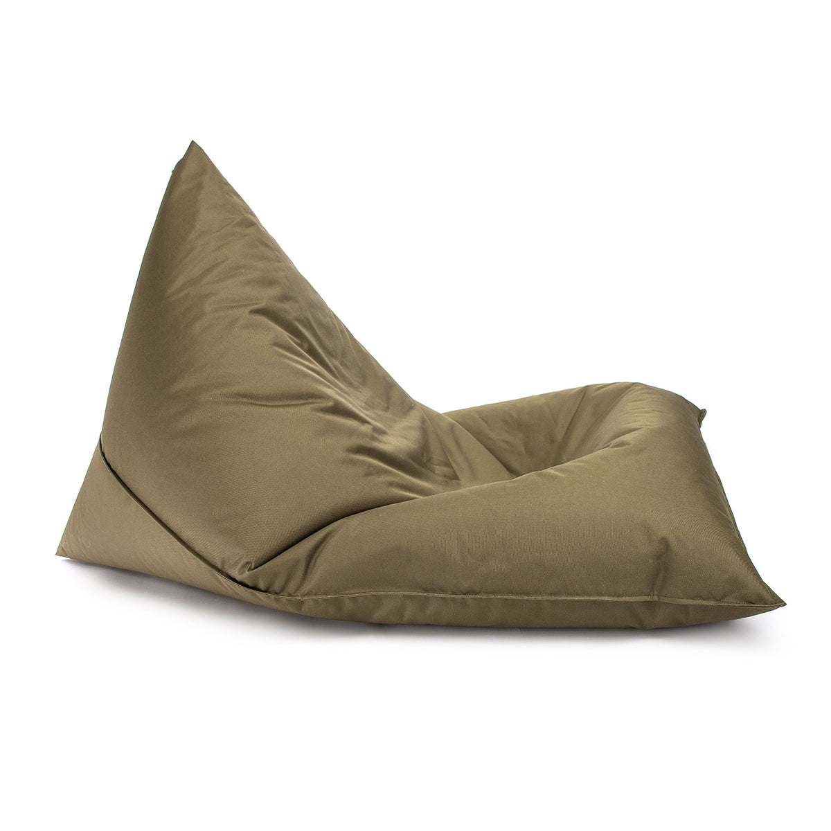 Pouf Triangolare Lazy S Cuscino da Terra 80x130cm Poliestere Impermeabile per Esterno
