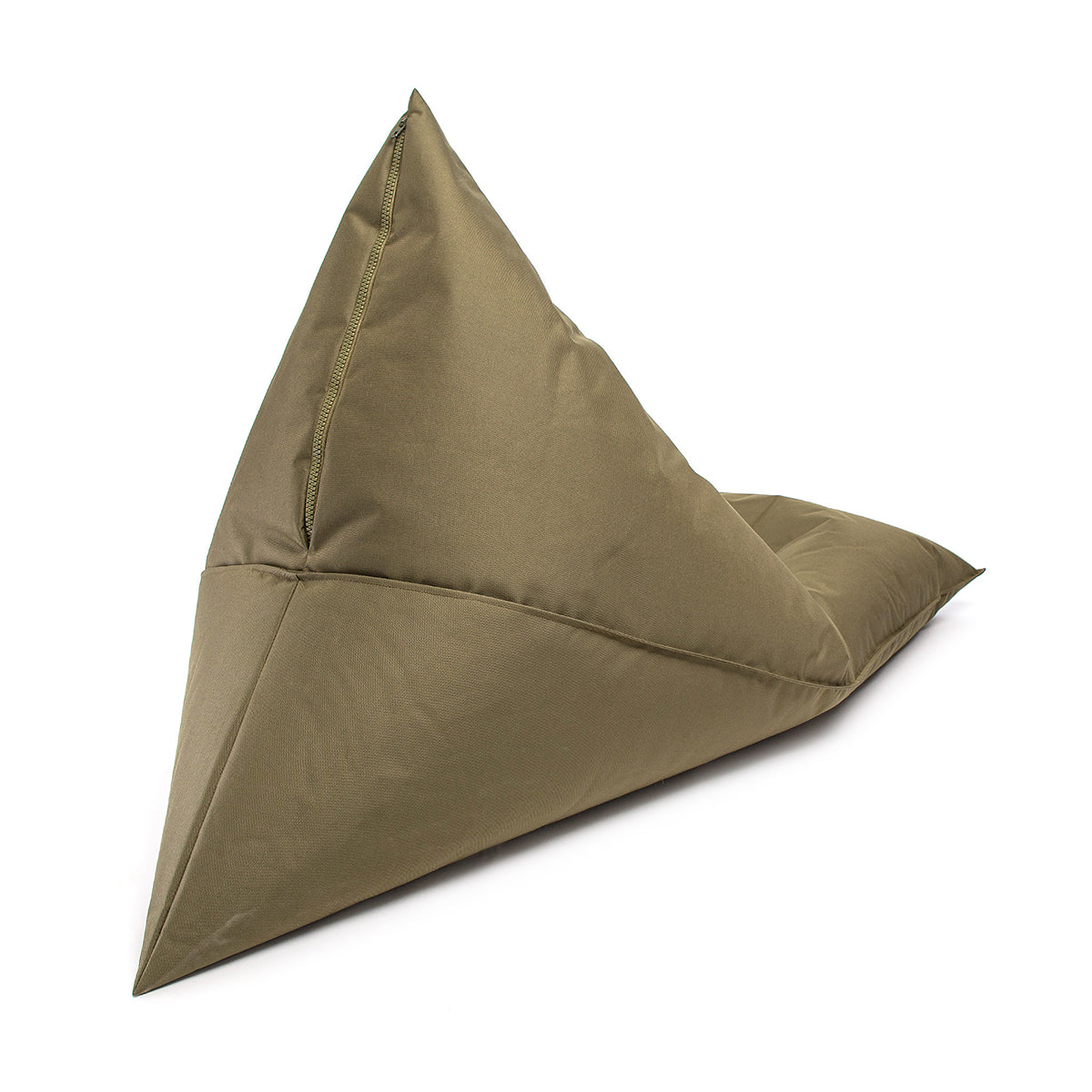 Pouf Triangolare Lazy S Cuscino da Terra 80x130cm Poliestere Impermeabile per Esterno