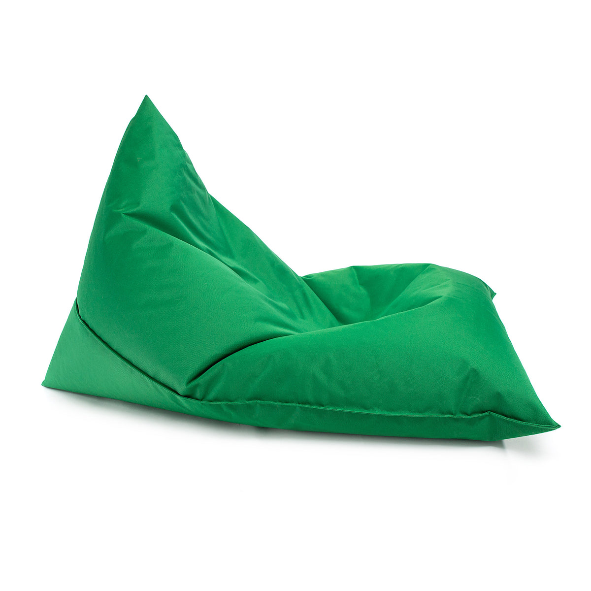 Pouf Triangolare Lazy S Cuscino da Terra 80x130cm Poliestere Impermeabile per Esterno