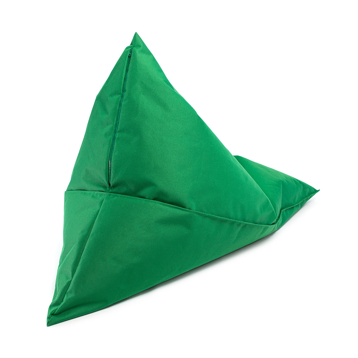 Pouf Triangolare Lazy S Cuscino da Terra 80x130cm Poliestere Impermeabile per Esterno
