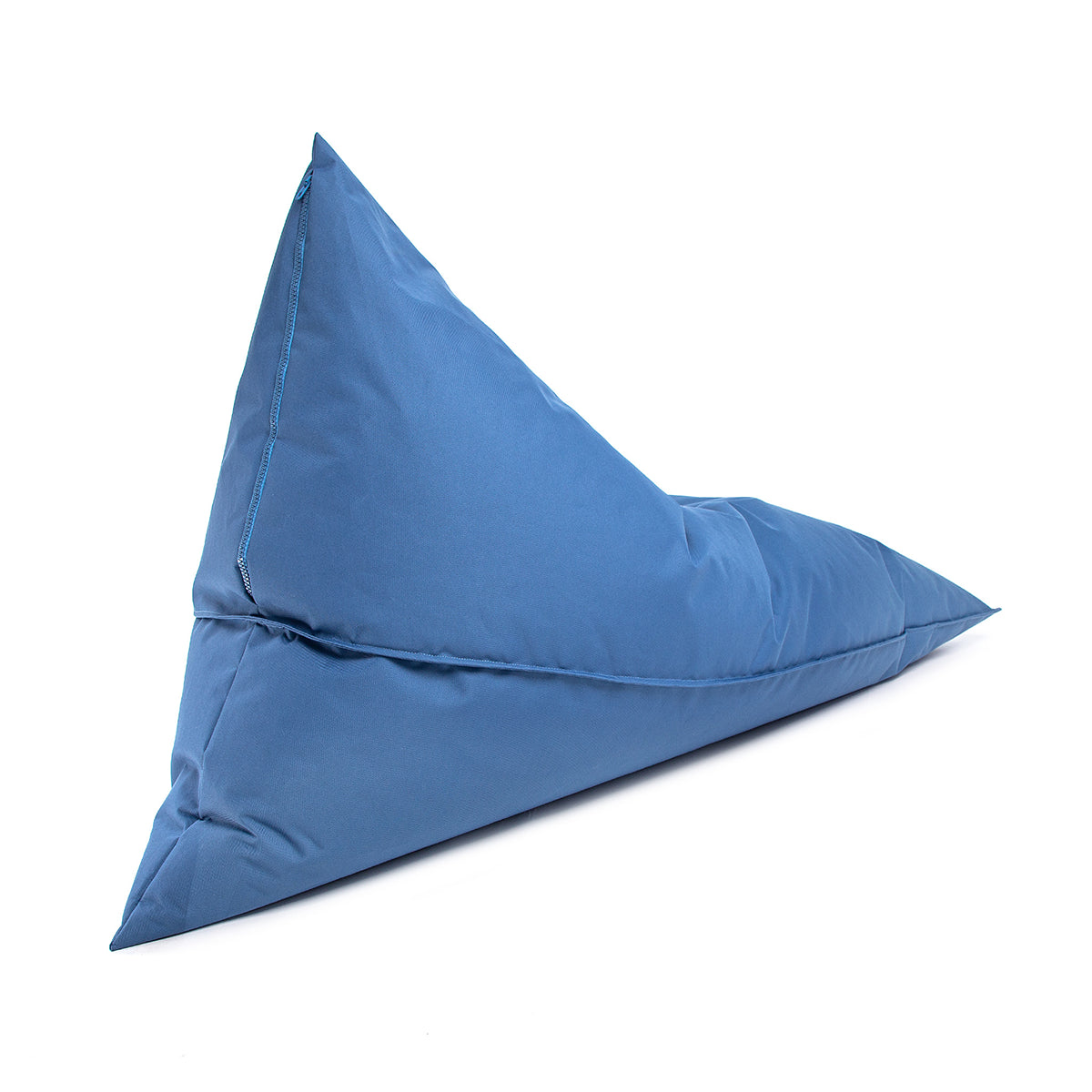 Pouf Triangolare Lazy S Cuscino da Terra 80x130cm Poliestere Impermeabile per Esterno